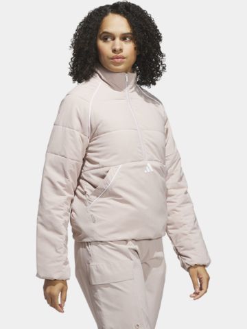 adidas  W BTC QTR Z JKT Thermo Jacke beige