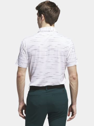 adidas ULTIMATE365 MESH PRINT Halbarm Polo rosa