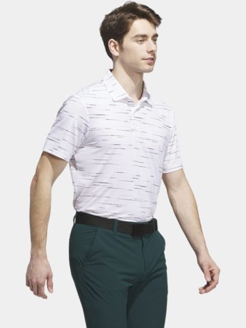 adidas  ULTIMATE365 MESH PRINT polo s krátkým rukávem růžová