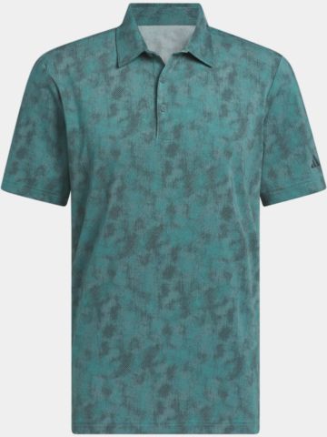 adidas  ULTIMATE365 TEXTURED PRINT polo s krátkým rukávem zelená