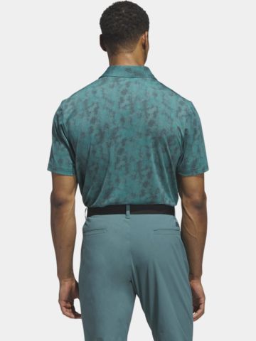 adidas ULTIMATE365 TEXTURED PRINT Halbarm Polo grün