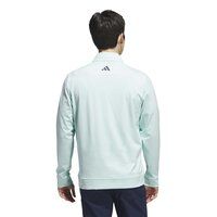 adidas ULTIMATE365 CLASSIC QUARTER-ZIP PULLOVER Strečová střední vrstva světle zelená adidas ULTIMATE365 CLASSIC QUARTER-ZIP PULLOVER Strečová střední vrstva světle zelená