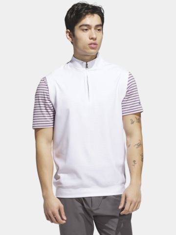 adidas ULTIMATE365 CLASSIC QUARTER-ZIP VEST Stretch Weste weiß