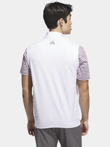 adidas  ULTIMATE365 CLASSIC QUARTER-ZIP VEST Stretch vest white