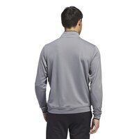 adidas Pánská strečová mikina s UPF světlem a zipem QUARTER ZIP šedá adidas Pánská strečová mikina s UPF světlem a zipem QUARTER ZIP šedá