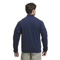 adidas GO-TO HYBRID QUARTER-ZIP PULLOVER Strečová střední vrstva námořnická modrá adidas GO-TO HYBRID QUARTER-ZIP PULLOVER Strečová střední vrstva námořnická modrá