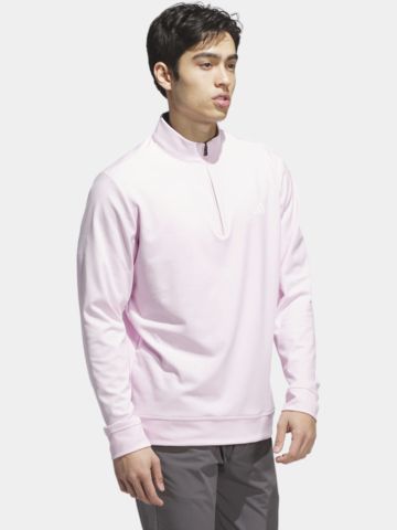 adidas ULTIMATE365 CLASSIC QUARTER-ZIP PULLOVER Stretch Midlayer rosa