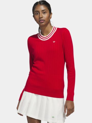 F Sweater W Sweater knit red