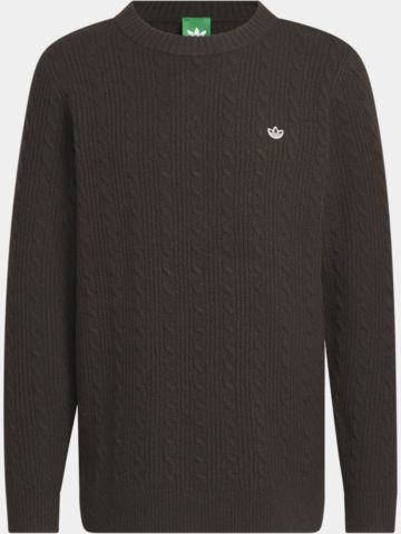 adidas Golf Originals  MR Nvlty Swtr svetr pletené oblečení tmavě hnědá