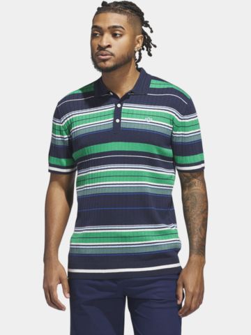 MR Stripe Halbarm Polo navy