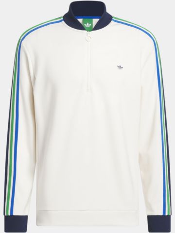 adidas Golf Originals  F 3 Str 1/4 Zip Stretch Midlayer weiß