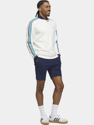 adidas Golf Originals  F 3 Str 1/4 Zip Stretch Midlayer weiß