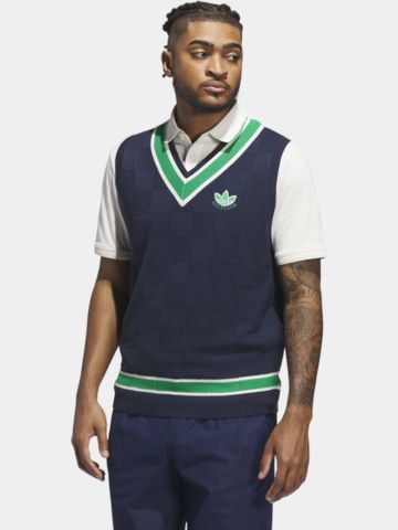 MR Knit Vest Pullunder Strick navy