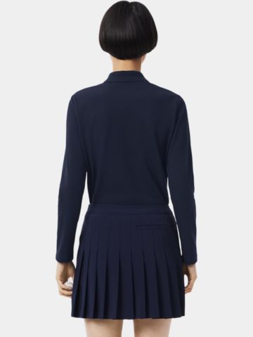 Lacoste Langarm Polo navy