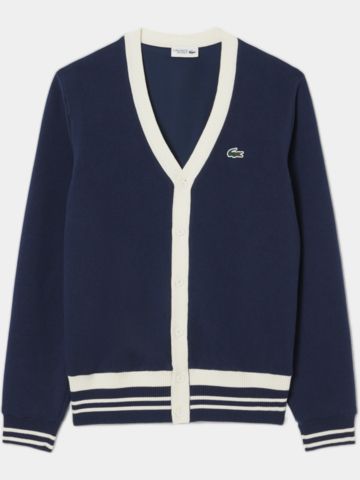 Lacoste Cardigan Strick Jacke navy
