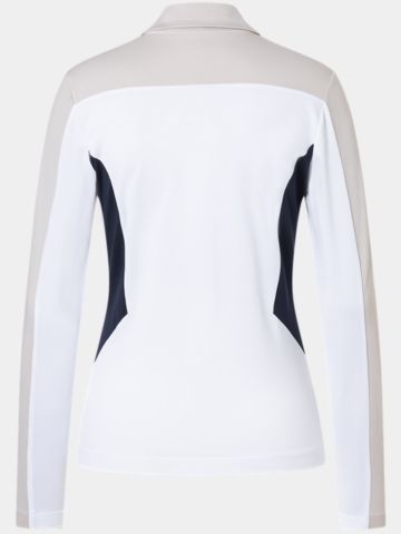 Bogner GRETA Langarm Polo offwhite
