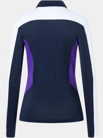 Bogner GRETA Langarm Polo navy