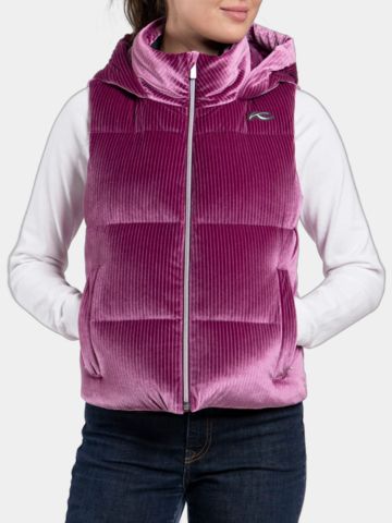 Kjus Vivi Velvet Vest Down vest bordeaux