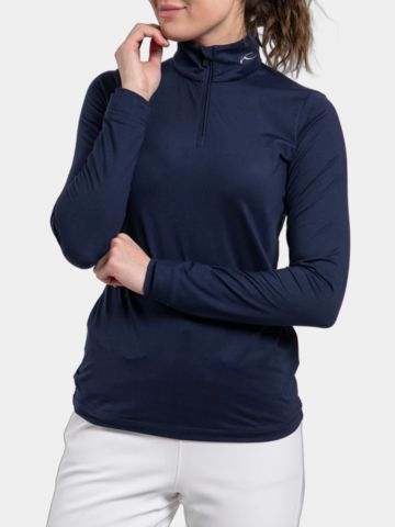 Kjus Feel Half-Zip Stretch Midlayer navy