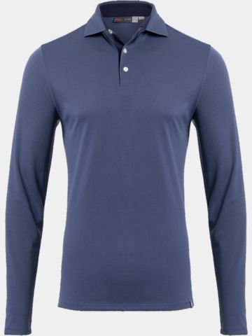 Kjus  Fairway long sleeve polo blue