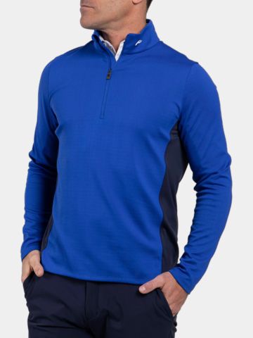 Kjus Delian 2.0 Half-Zip Stretch Midlayer blau