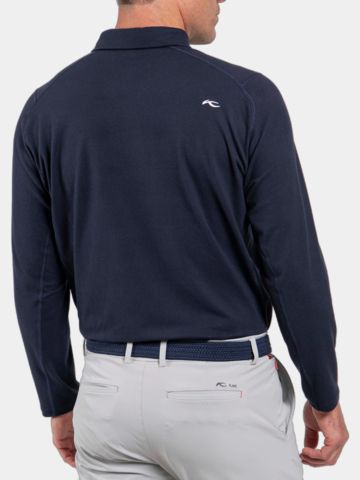 Kjus Scot Langarm Polo navy