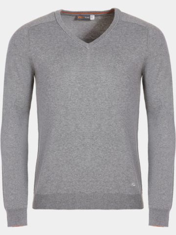 Kjus Kirk V-Neck 2.0 Pullover Strick grau