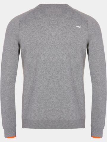 Kjus Kirk V-Neck 2.0 Pullover Strick grau