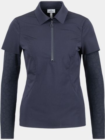 Sportalm Langarm Polo navy