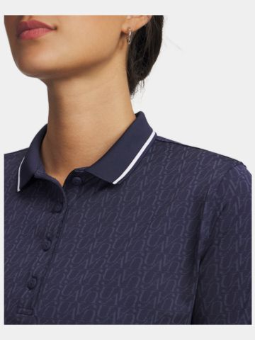 Under Armour  Drive jacquard half-sleeve polo navy