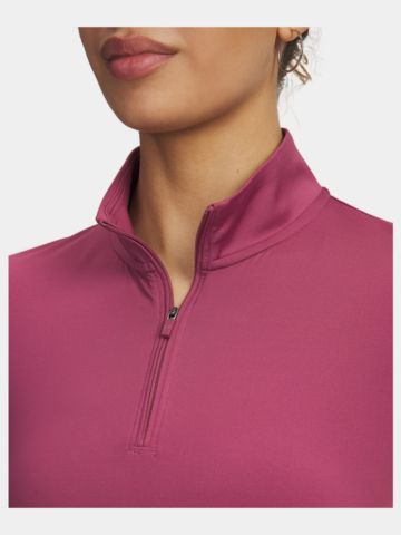 Under Armour  Drive 1/4 Zip Stretch Midlayer bordeaux