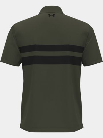 Under Armour  Playoff 3.0 Polo-Dual Chest Stripe Halbarm Polo oliv