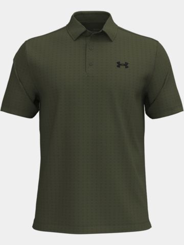 Under Armour Playoff 3.0 Pr.Polo-Block Digi Halbarm Polo oliv