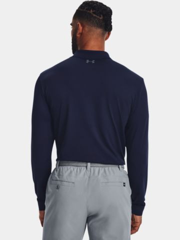 Under Armour Matchplay Langarm Polo navy