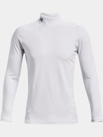 Under Armour  CG Armour Fitted Mock Unterzieher weiß