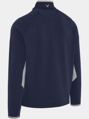 Callaway BLOCKED LS 1/4 ZIP PULLOVER Thermo Midlayer navy