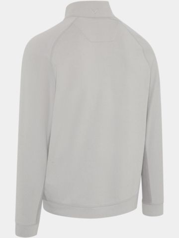 Callaway BRUSHED RIB 1/4 ZIP PULLOVER Stretch Midlayer grau melange