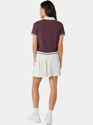 Penguin  WAIST LENGTH COLORBLOCK Halbarm Polo dunkelrot