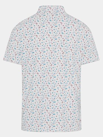 Penguin  19th Hole Sake-Tini Novelty Print Halbarm Polo weiß