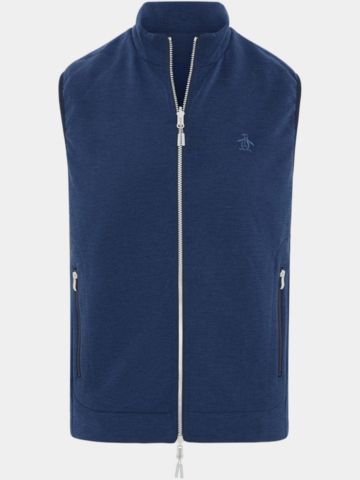 Penguin Reversible Insulated Vest Layering Stretch Weste navy