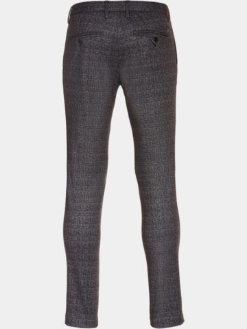 Alberto JUMP-G - Jersey Check Joggpant Hose blau