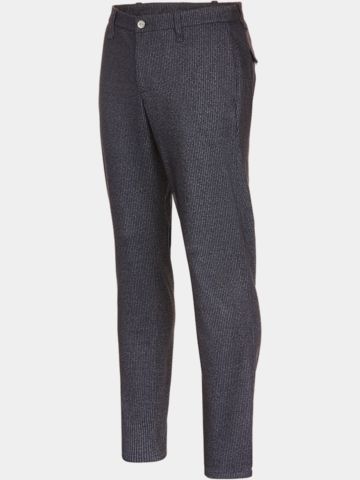 Alberto FRED - Jersey Stripe Chino Pants gray