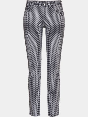 Alberto JANA - WR Print lang Hose schwarz