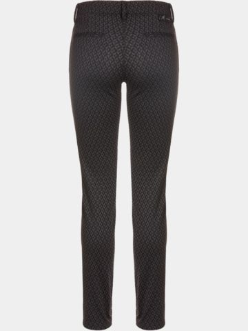 Alberto TINA - Black Jersey Print lang Hose schwarz