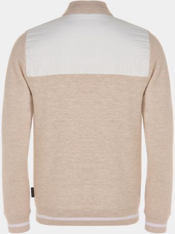 Daniel Springs Merino Hybrid Windstopp Strick ecru