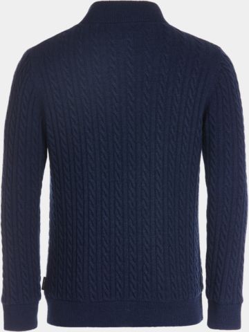 Daniel Springs Troyer Windstopp Strick navy