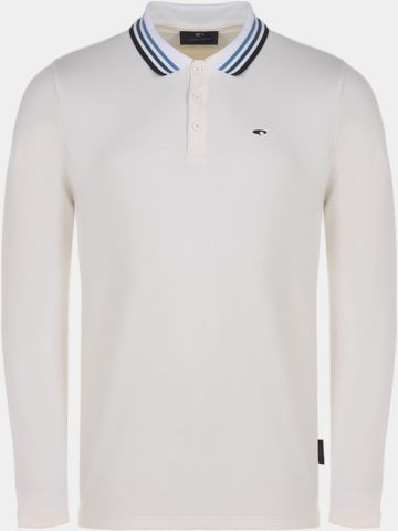 Daniel Springs Thermo Langarm Polo offwhite