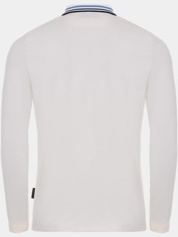 Daniel Springs Thermo Langarm Polo offwhite