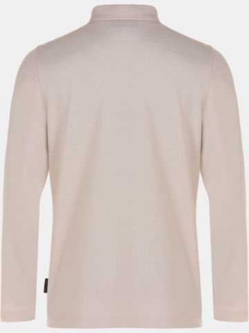 Daniel Springs Pique Thermo Langarm Polo sand
