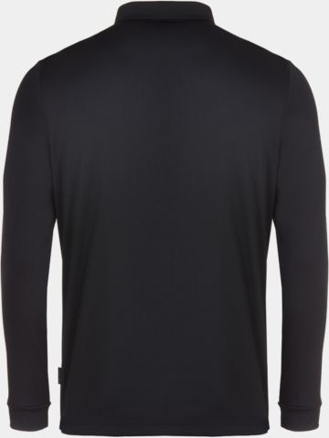 Daniel Springs Langarm Polo schwarz